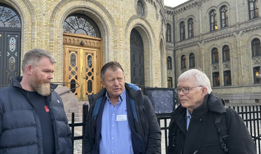 Oljepionerene på Stortinget Foto: Idar Martin Herland